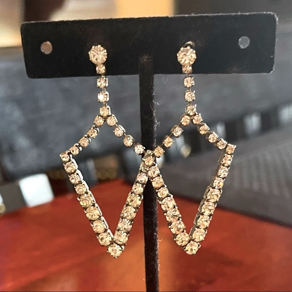 Vintage Rhinestone Earrings